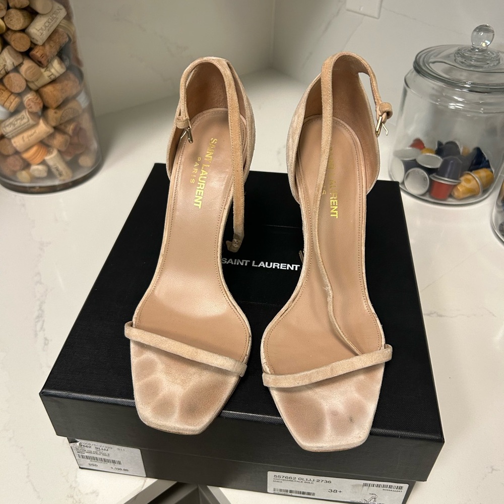 Saint Laurent Women's Tan Heels